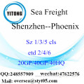 Shenzhen Port Sea Freight Shipping To Phoenix